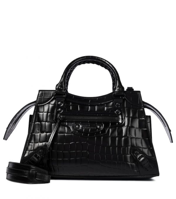 Neo Classic Small croc-effect leather tote