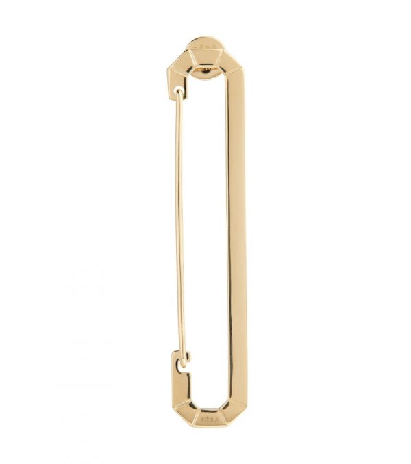 New York Big 18kt gold single earring