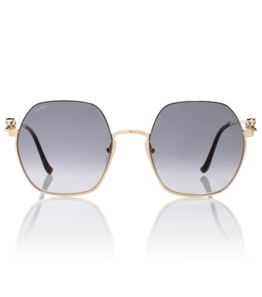 Panthère de Cartier hexagonal sunglasses