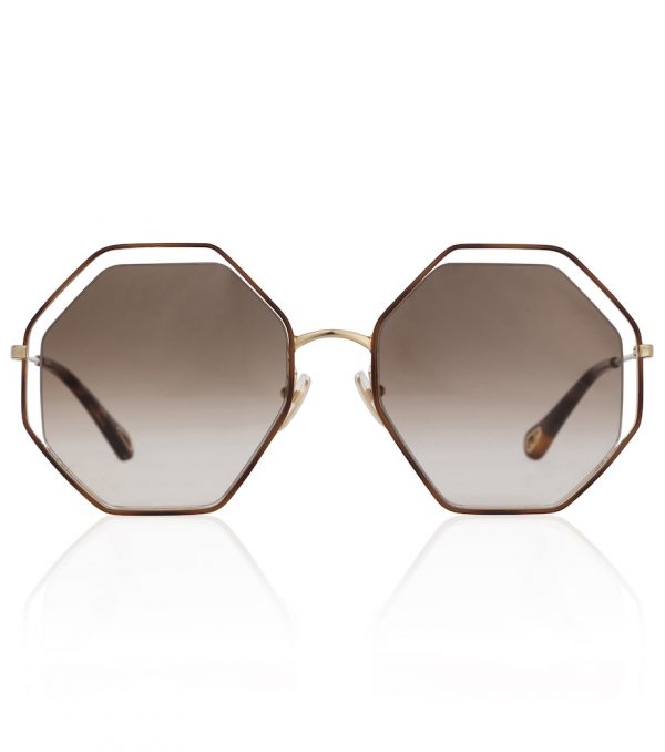 Poppy Petite octagonal sunglasses