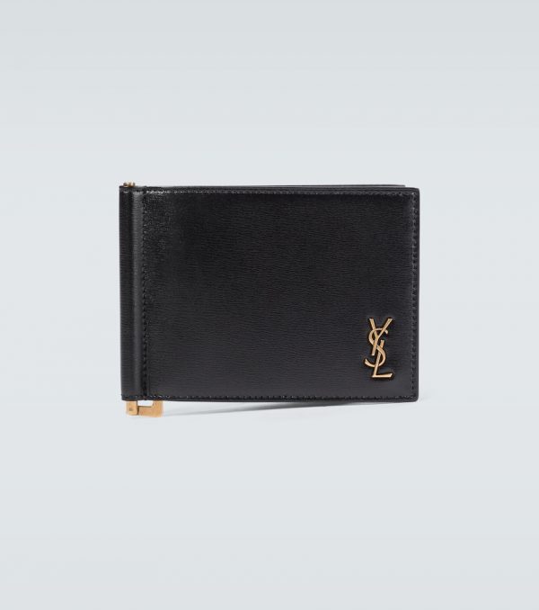 Portadoll leather money clip wallet