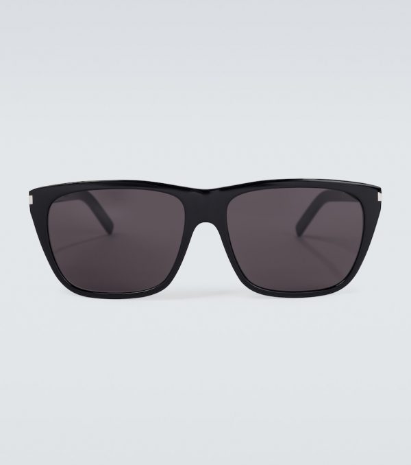 Square-frame acetate sunglasses