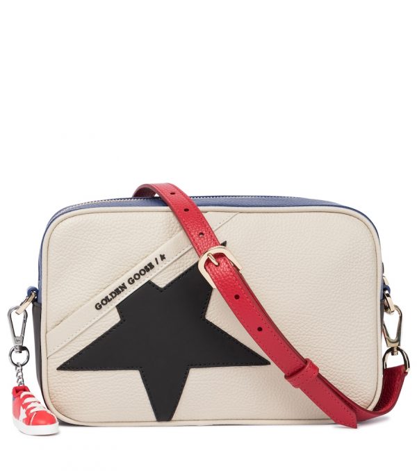 Star leather crossbody bag