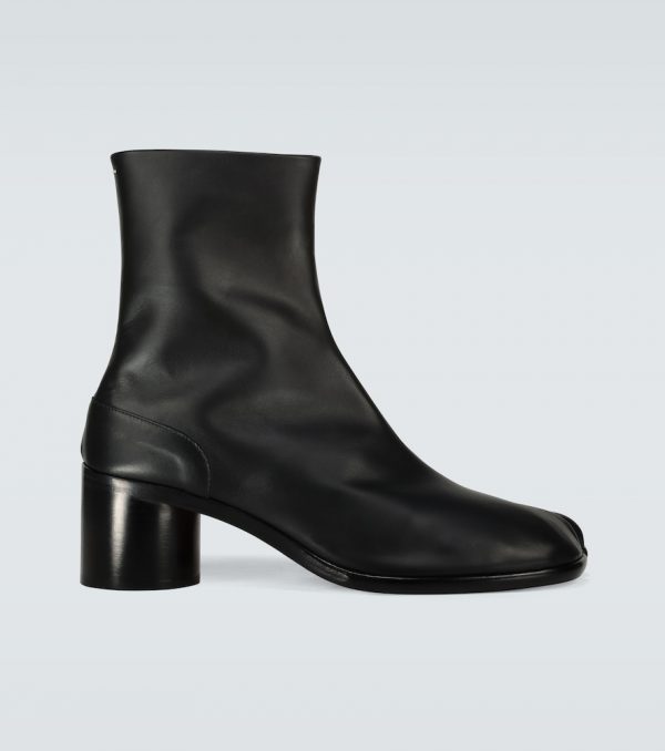 Tabi leather boots