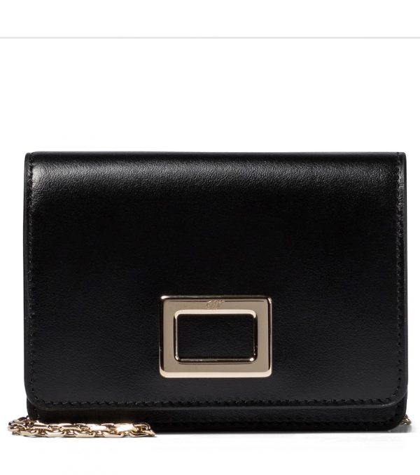 Très Vivier Mini leather clutch