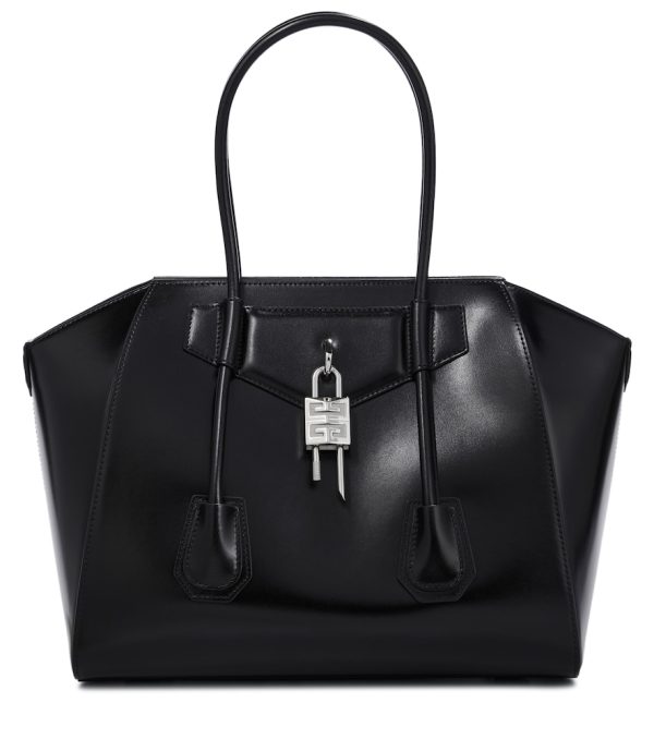 Antigona Lock Medium leather tote