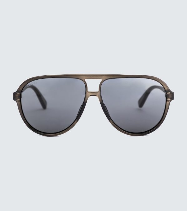 Aviator acetate sunglasses