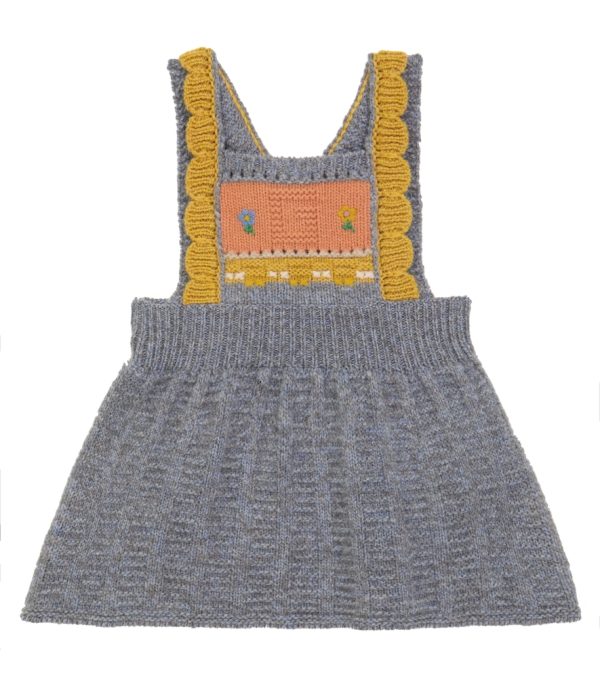 Baby wool knit dress