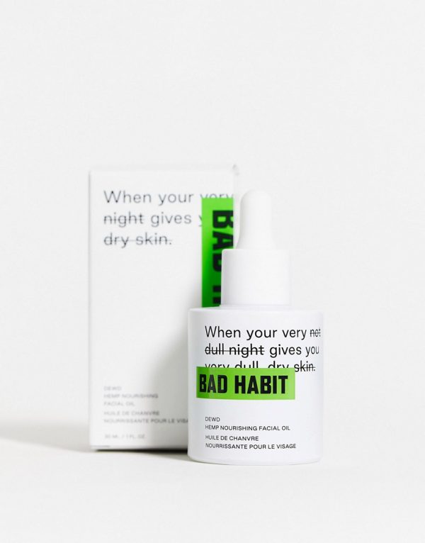 Bad Habit Dewd Hemp Nourishing Facial Oil 30ml-No colour