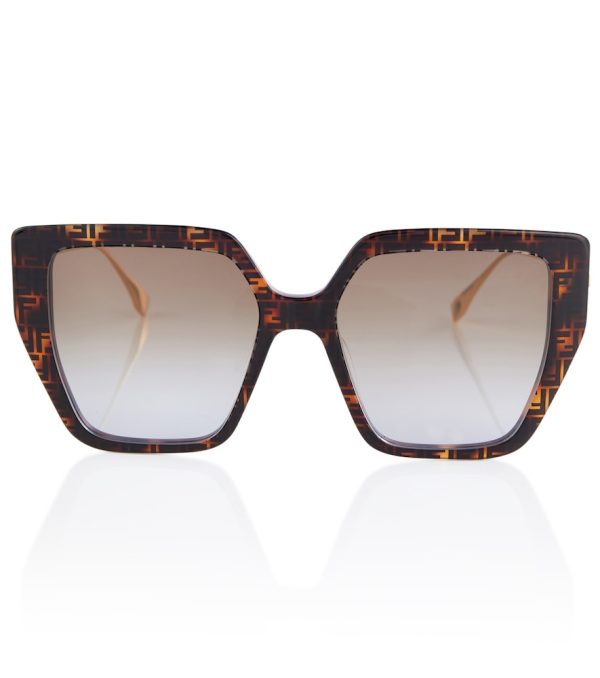 Baguette acetate sunglasses