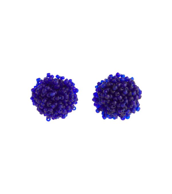 Beaded stud earrings