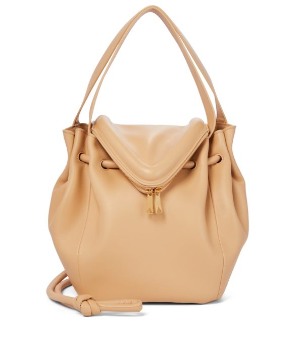 Beak leather tote