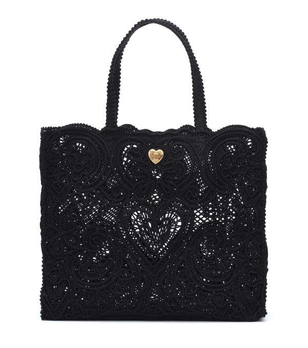 Beatrice Large lace tote