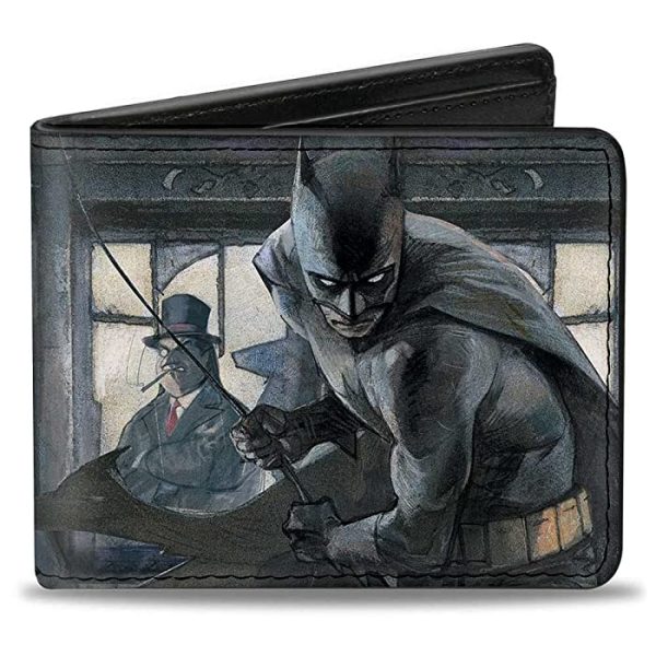 Buckle-Down Buckle-Down Bifold Wallet Batman Accessory, -Batman, 4.0 x 3.5