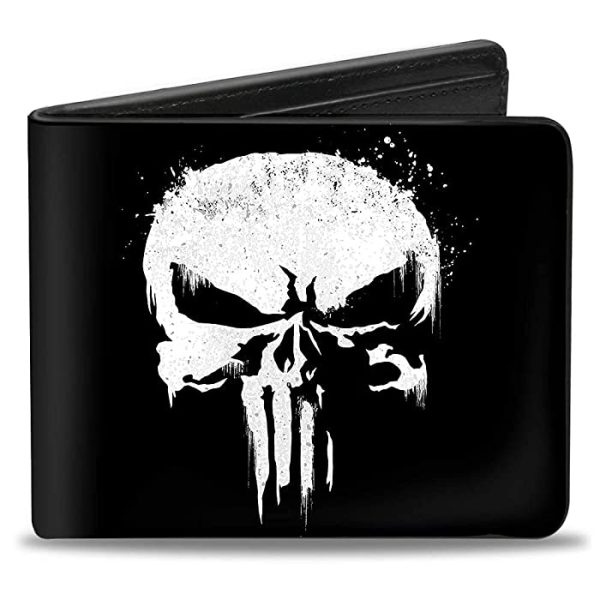 Buckle-Down Men's Bifold Wallet The Punisher