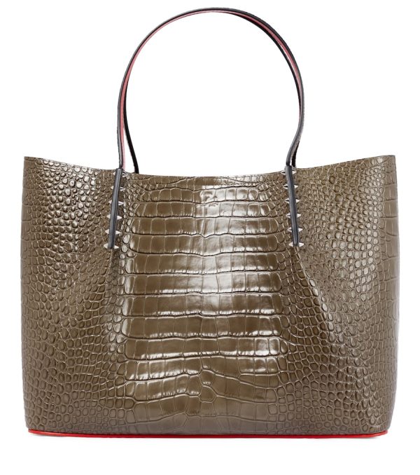 Cabarock Large croc-effect leather tote
