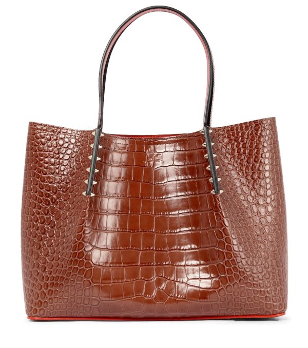 Cabarock Small croc-effect leather tote