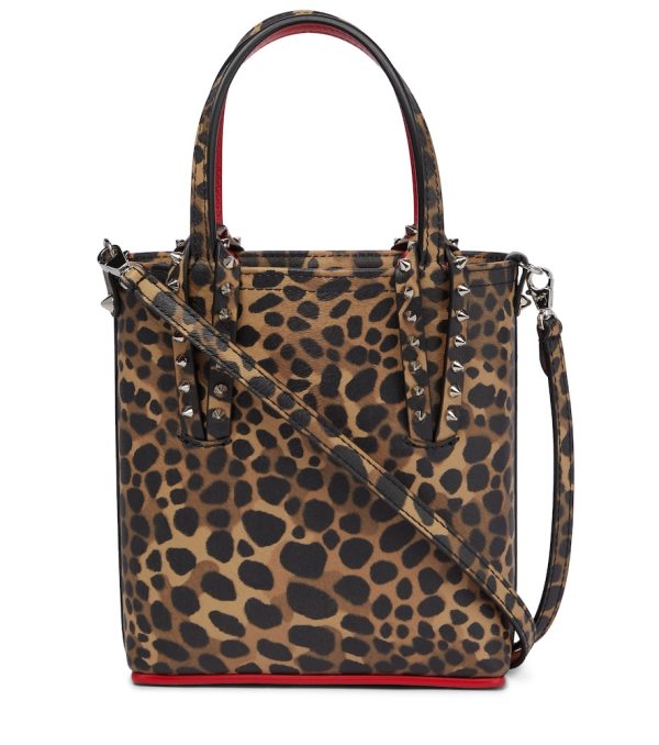 Cabata Mini leopard-printed tote bag