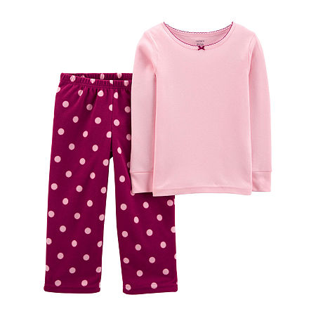 Carter's Toddler Girls 2-pc. Pant Pajama Set, 2t , Pink