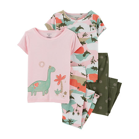 Carter's Toddler Girls 4-pc. Pajama Set, 2t , Pink