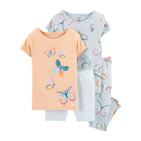 Carter's Toddler Girls 4-pc. Pajama Set, 3t , Blue