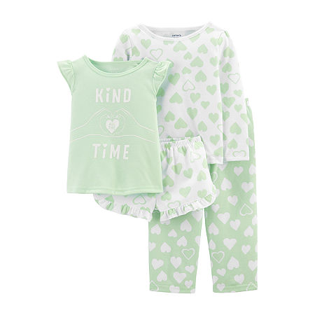 Carter's Toddler Girls 4-pc. Pajama Set, 4t , Green