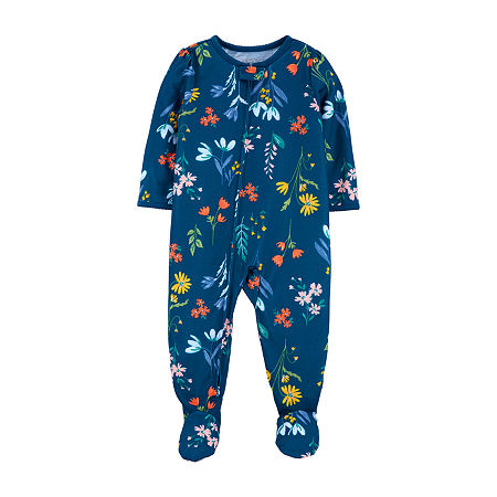 Carter's Toddler Girls Long Sleeve One Piece Pajama, 5t , Blue
