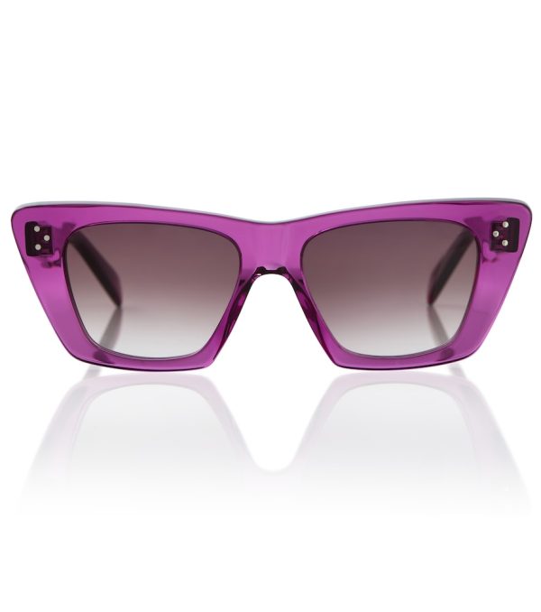 Cat-eye acetate sunglasses