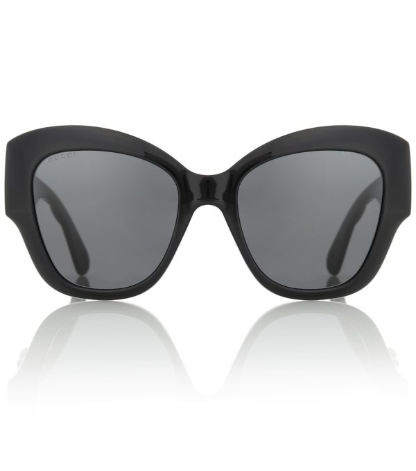 Cat-eye acetate sunglasses