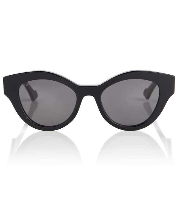 Cat-eye acetate sunglasses