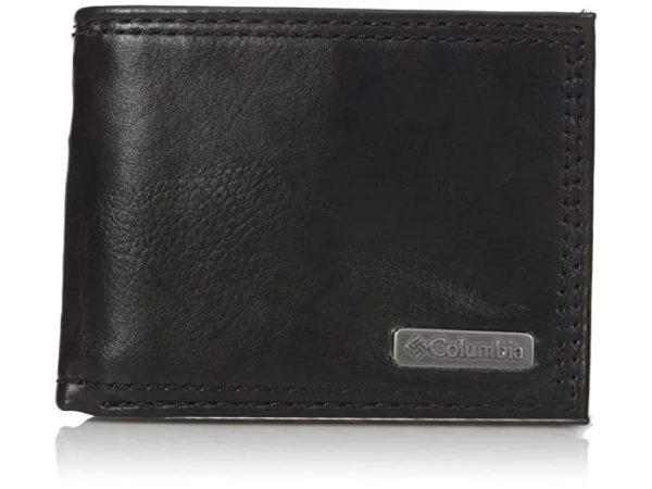 Columbia Men's Leather Extra Capacity Slimfold Wallet