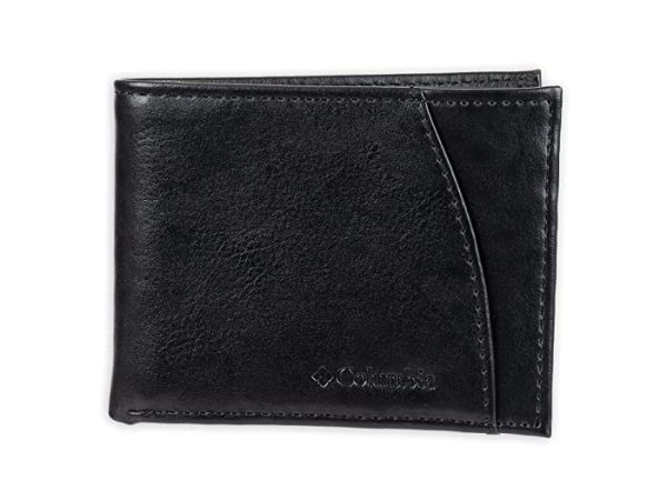 Columbia Men's Leather Extra Capacity Slimfold Wallet