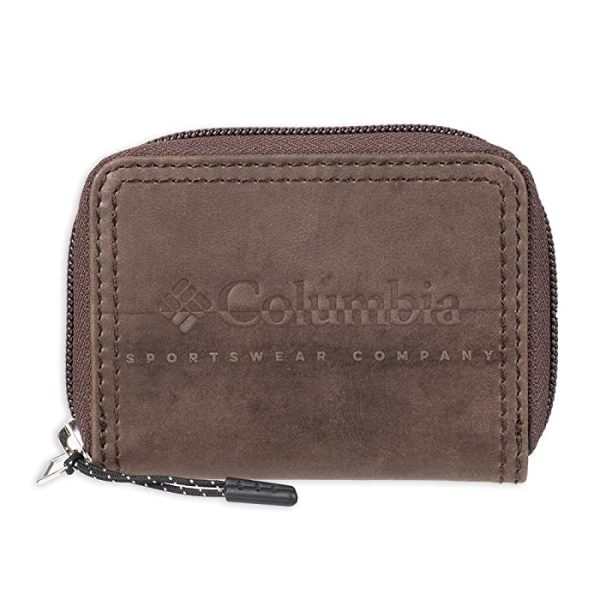 Columbia Men's Leather Traveler Wallet