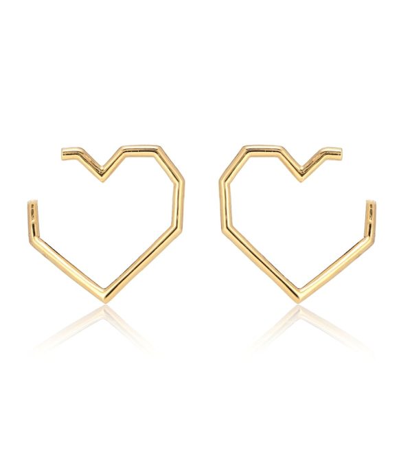 Corazón Puro 18kt gold earrings