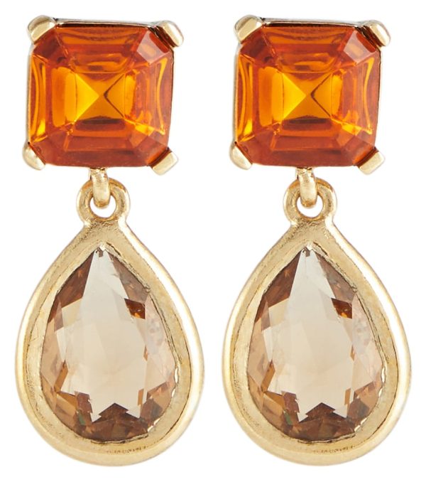 Crystal drop earrings