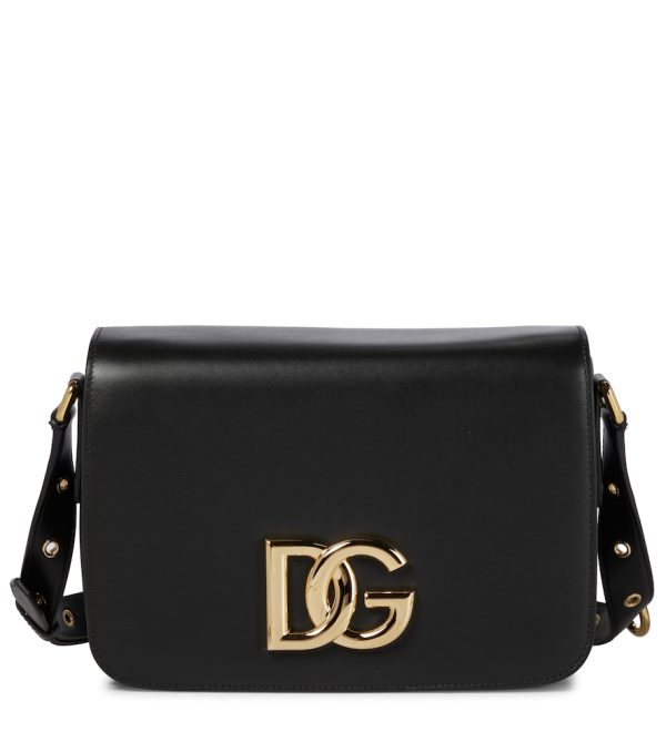 DG Logo leather crossbody bag