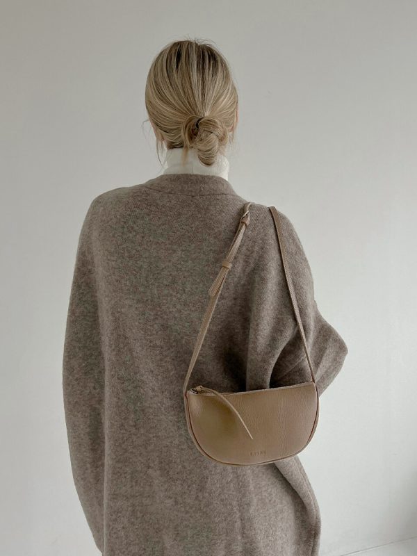 ERGHE Troy Mini Saddle Bag_Sand Beige