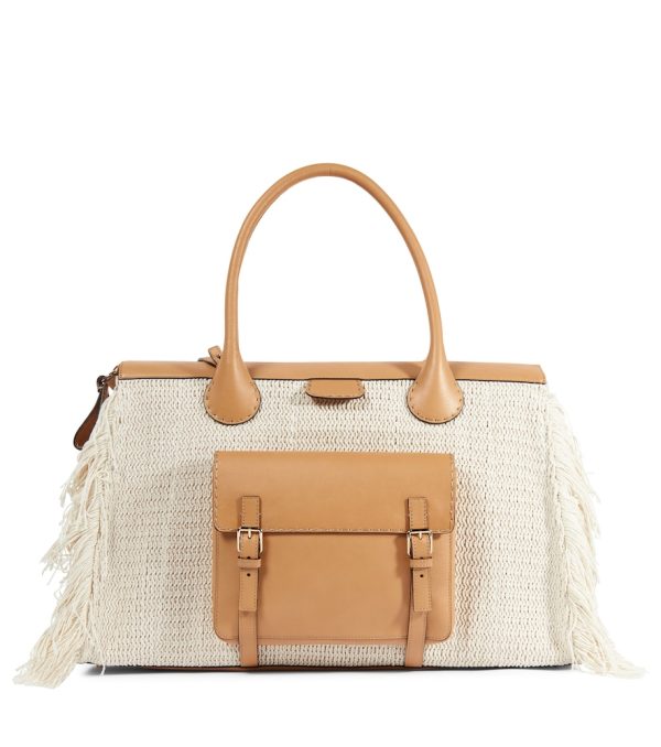 Edith Large fringed tote