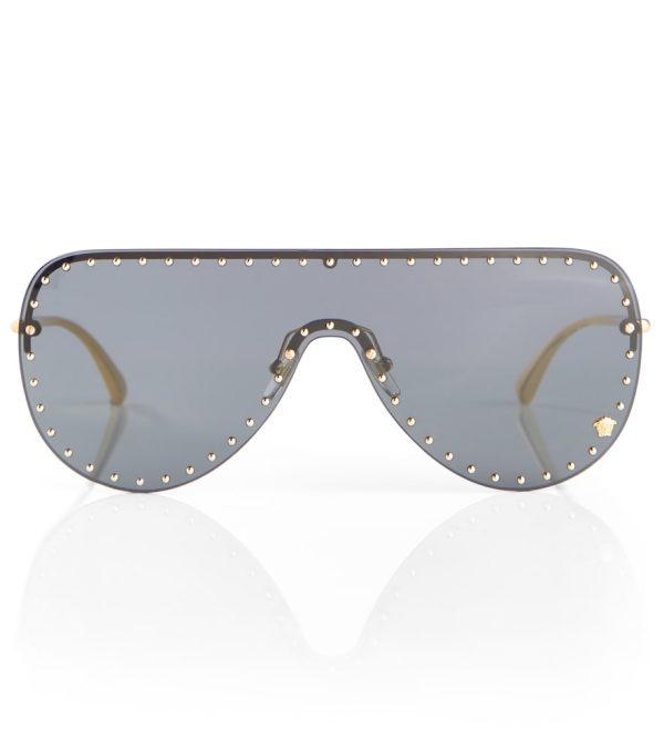 Embellished aviator sunglasses