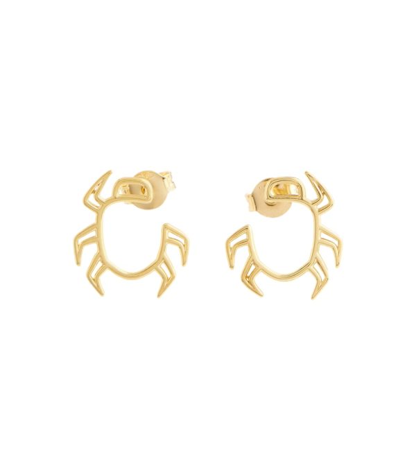 Escarabjo 9kt gold earrings