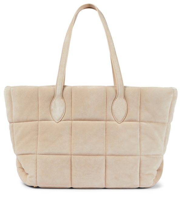 Exclusive to Mytheresa - Florence quilted suede tote