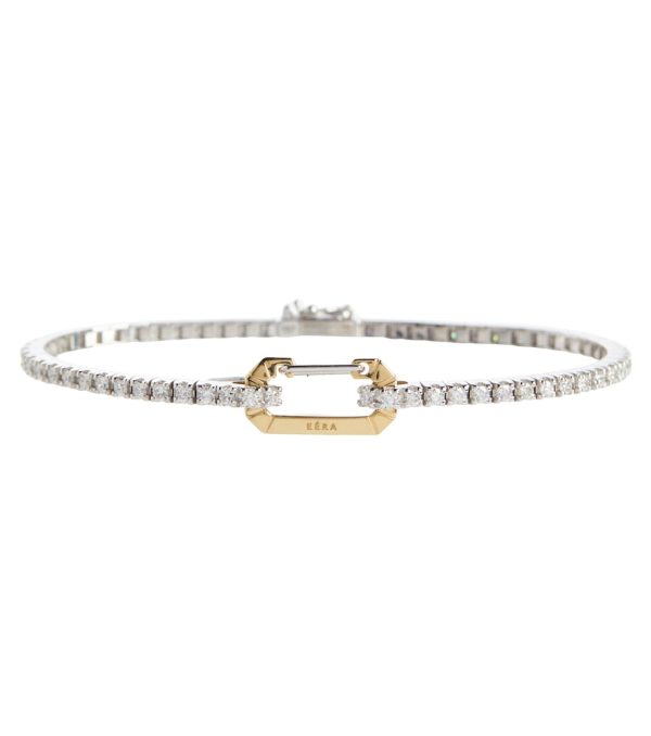 Exclusive to Mytheresa - Paris 18kt gold bracelet with diamonds