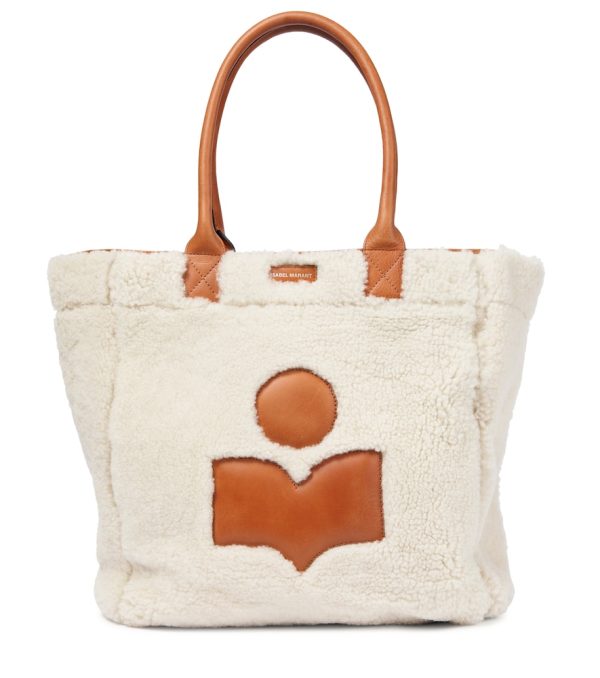 Exclusive to Mytheresa - Yenky shearling and leather tote