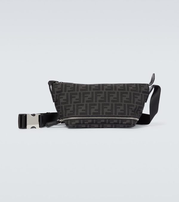 FF jacquard belt bag