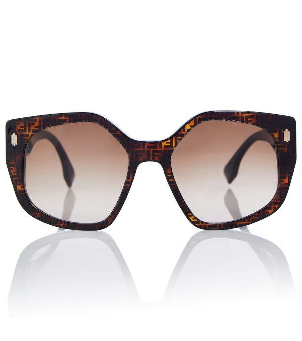 FF printed acetate sunglasses