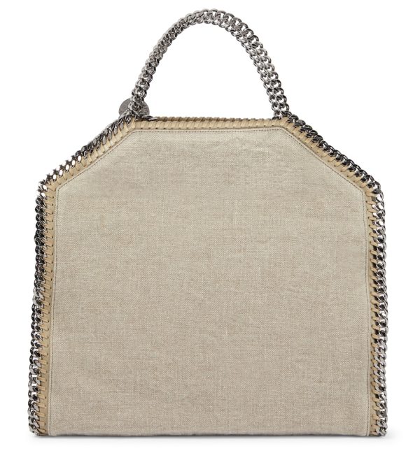 Falabella Three-Chain linen tote