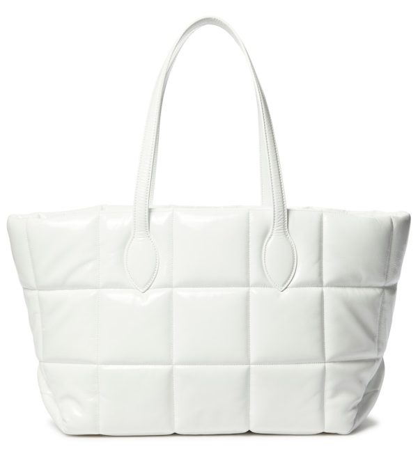 Florence quilted leather tote