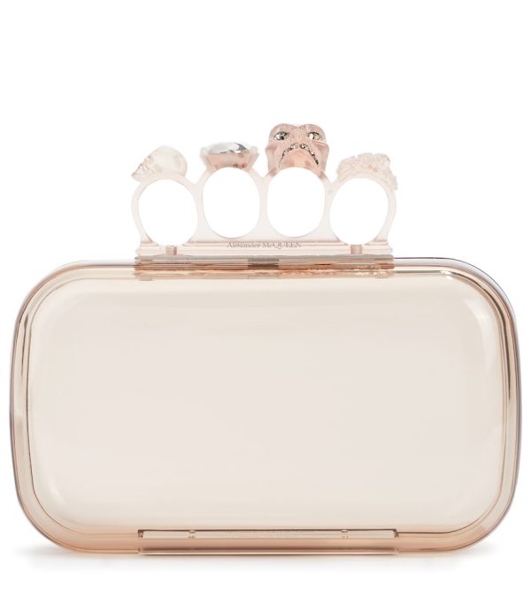 Four Ring embellished clutch