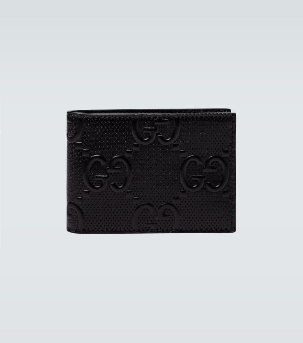 GG embossed leather wallet