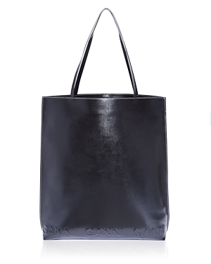 Ganni Recycled Leather Large Tote